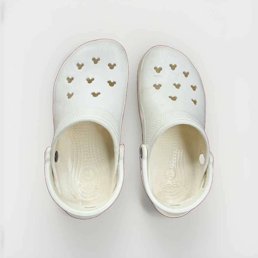 Crocs Disney Parks Mickey Mouse Icon Classic White Clog Women’s 8